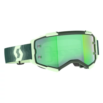 Scott Goggle Fury dark green/mint green, green chrome works