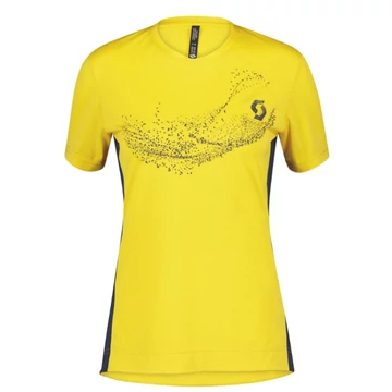 Scott Shirt Ws Trail Flow SS sun yellow/midnight blue EU M