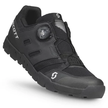 Scott Sport Crus-R Flat Boa® kerékpáros cipő - fekete/ezüst