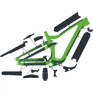 Syncros Frame Protection kit RANSOM Carbon - Matt