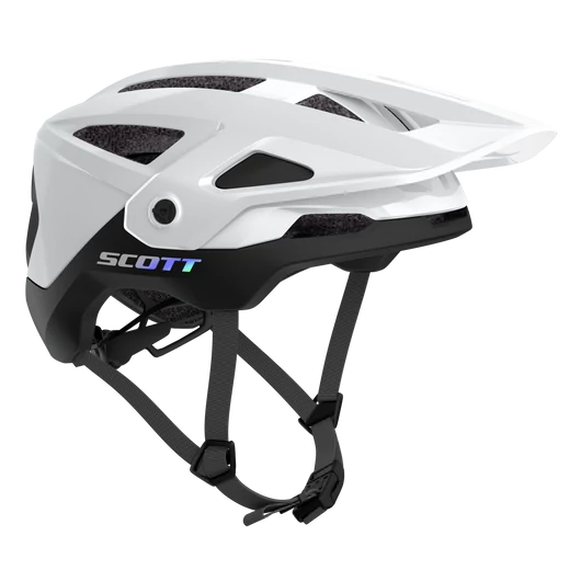 Scott Stego Plus (CE) bukósisak - fénylő fehér / fekete - S