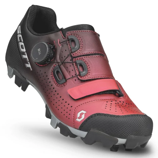 Scott MTB Team Boa® női cipő - fekete/metálvörös